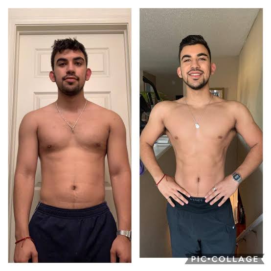 Carlos V., 26 body transformation — FitnessByMaddy client