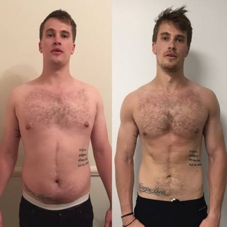 Jake F., 24 body transformation — FitnessByMaddy client