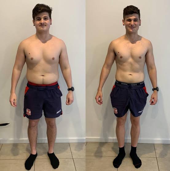 Liam T., 24 body transformation — FitnessByMaddy client