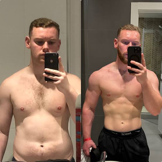 Noah D., 25 body transformation — FitnessByMaddy client