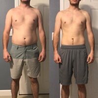 Ryan C., 33 body transformation — FitnessByMaddy client